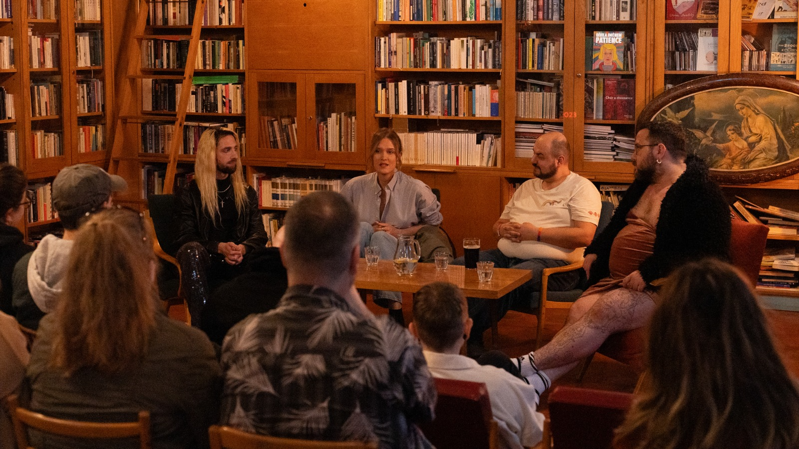 Graphic celebrating the IDAHOBIT 2025 panel talk with Pinkbus