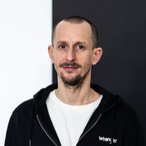 Portrait of judge Roman in a leather jacket